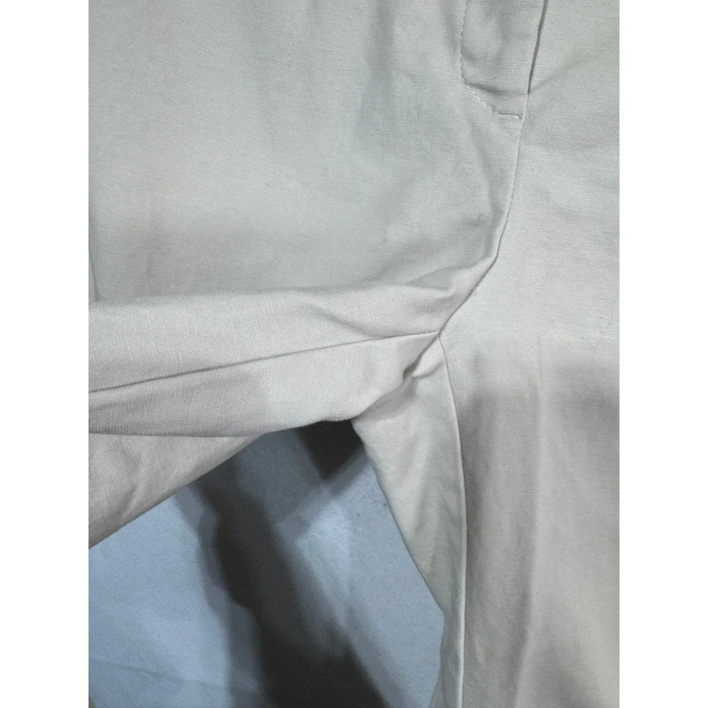 Chico's‎ 0 Beige Crop Pants Women's So Slimming Stretch Chino Workwear Trouser